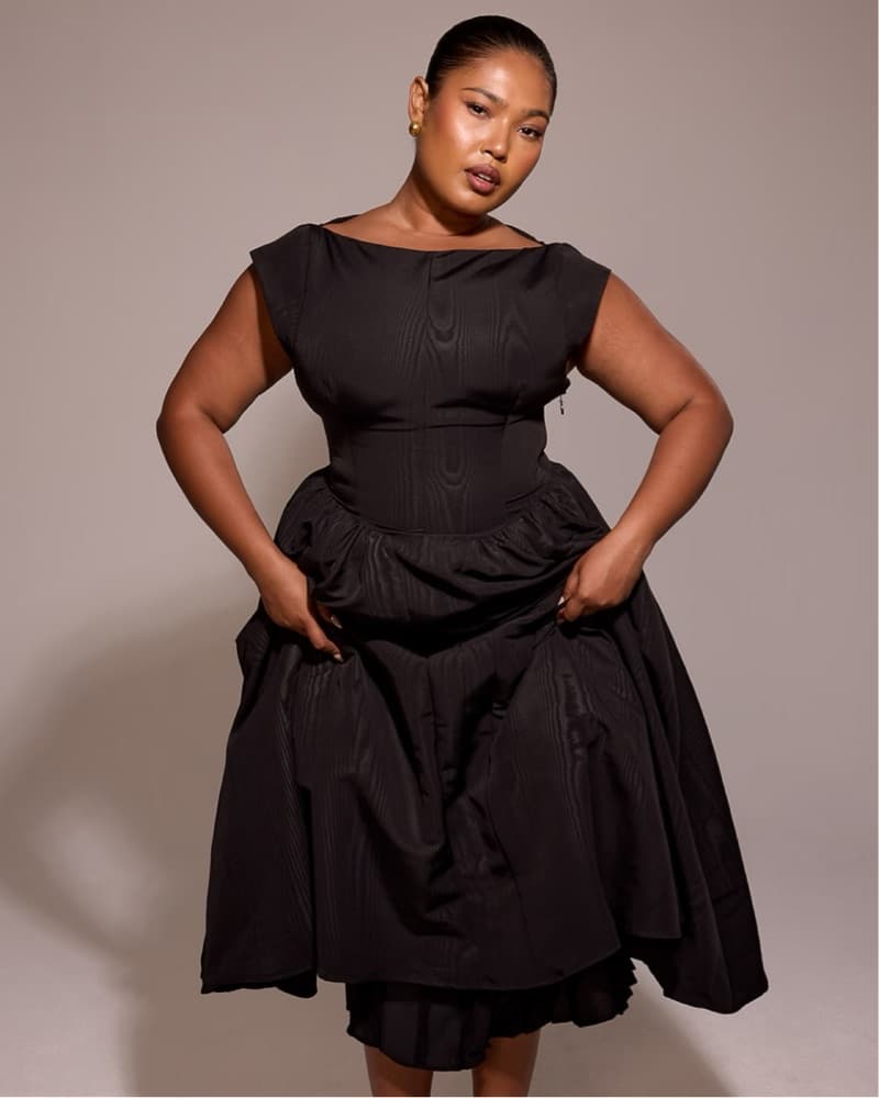 Elegant Black Ballgown Dress - Image 1