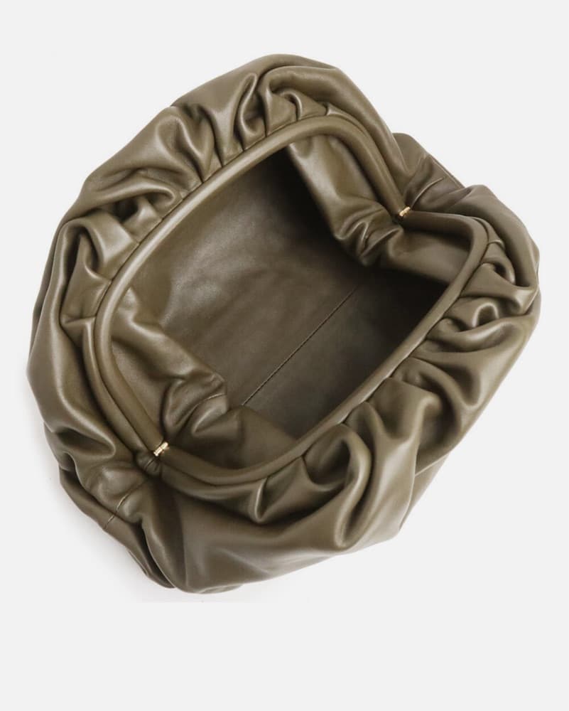 Bottega Veneta Olive Pouch - Image 2