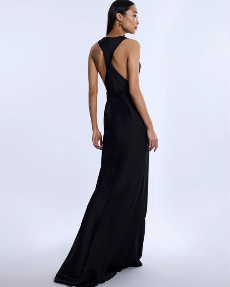 Cowl Neck Halter Gown - Image 2