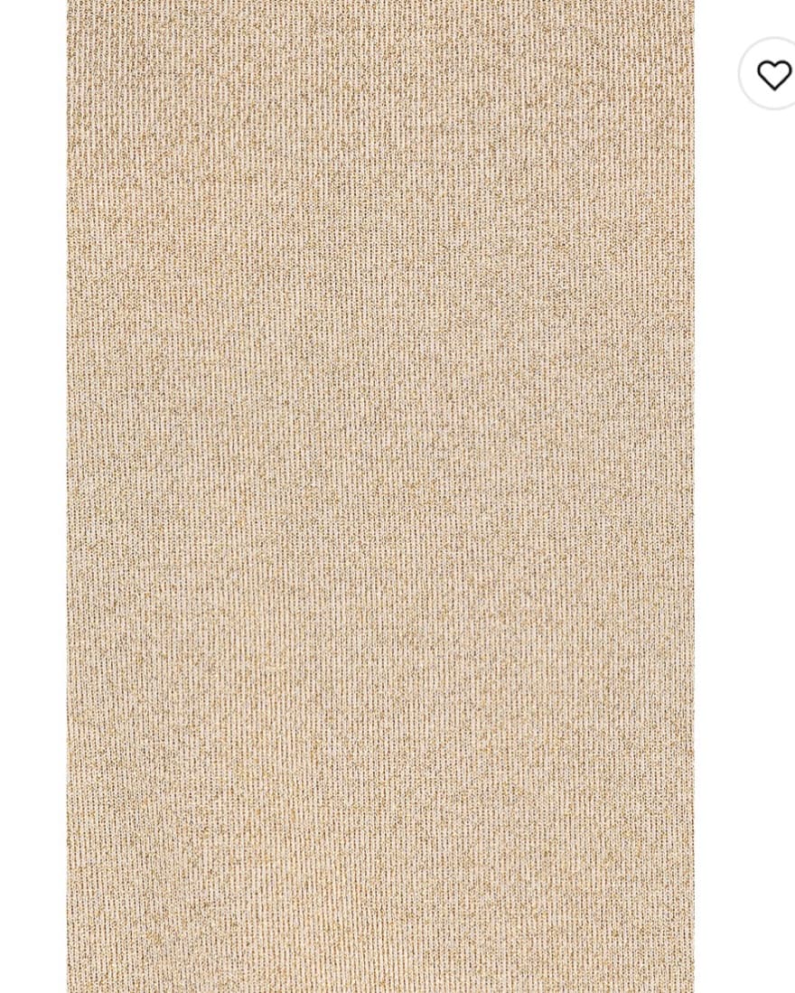 Luli Fama Gold Dress Or Cover Up - Image 4