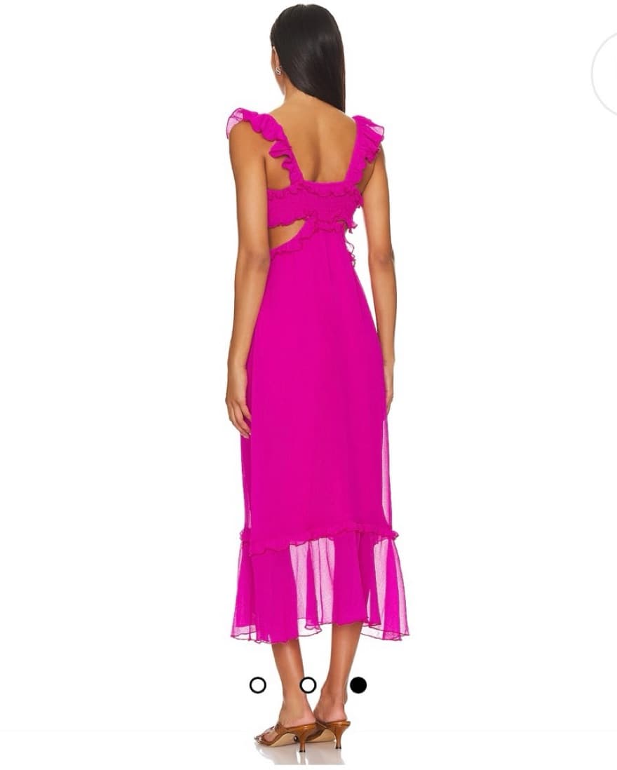 Mumu Fuschia Cutout Dress - Image 2