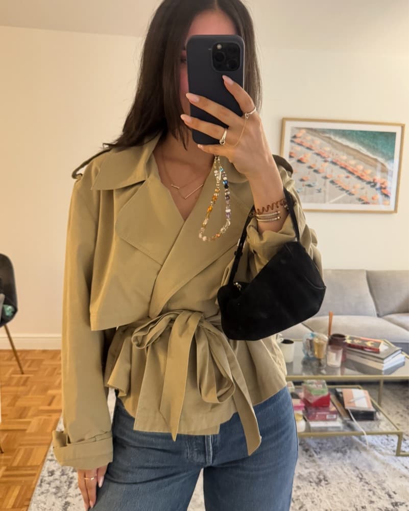 Joes Jeans Liz Cropped Trench Size S - Image 3