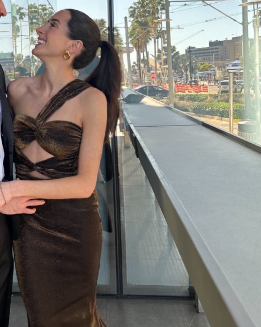 Ronny Kobo Brown Gown - Image 2