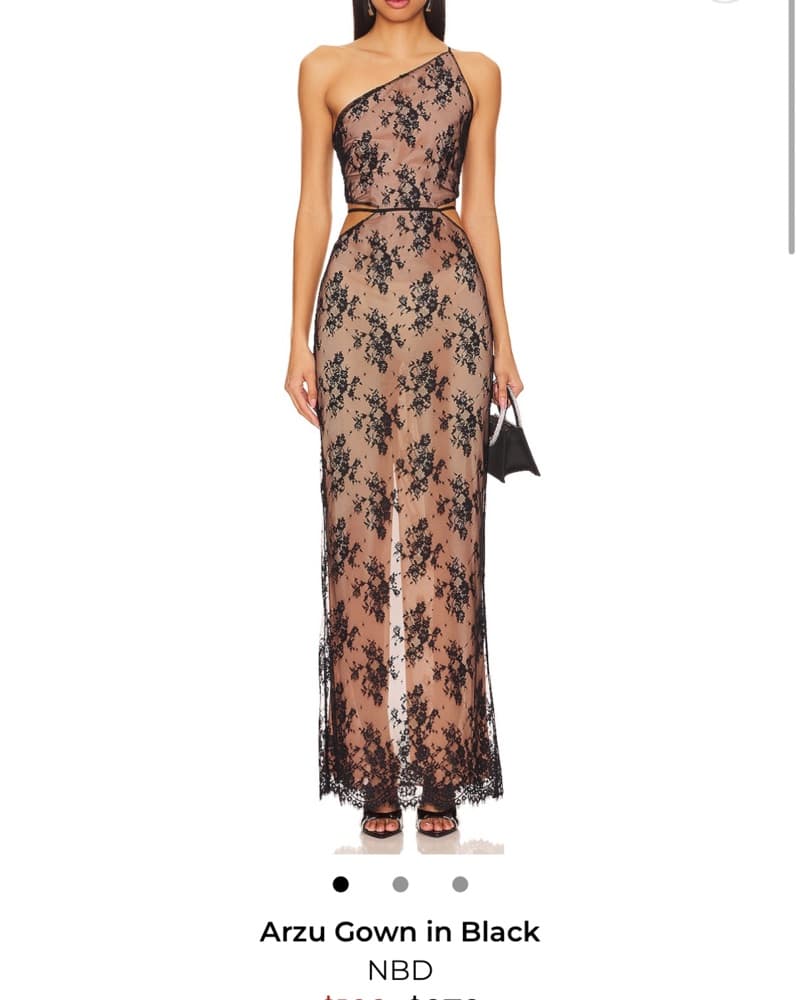 Black And Tan Dress - Image 1