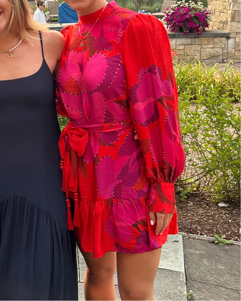 Farm Rio Floral Mini Dress - Image 6
