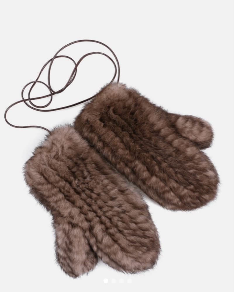 Brown Earmuffs & Mittens Bundle - Image 2