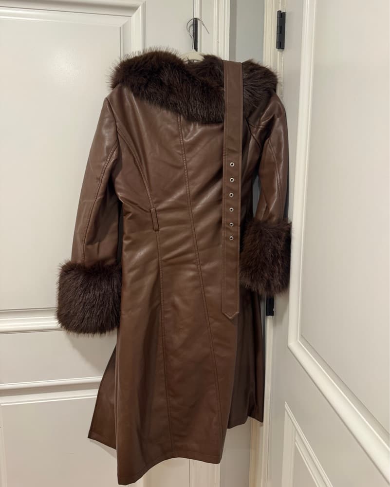 Akira Coat In Brown  - Image 5