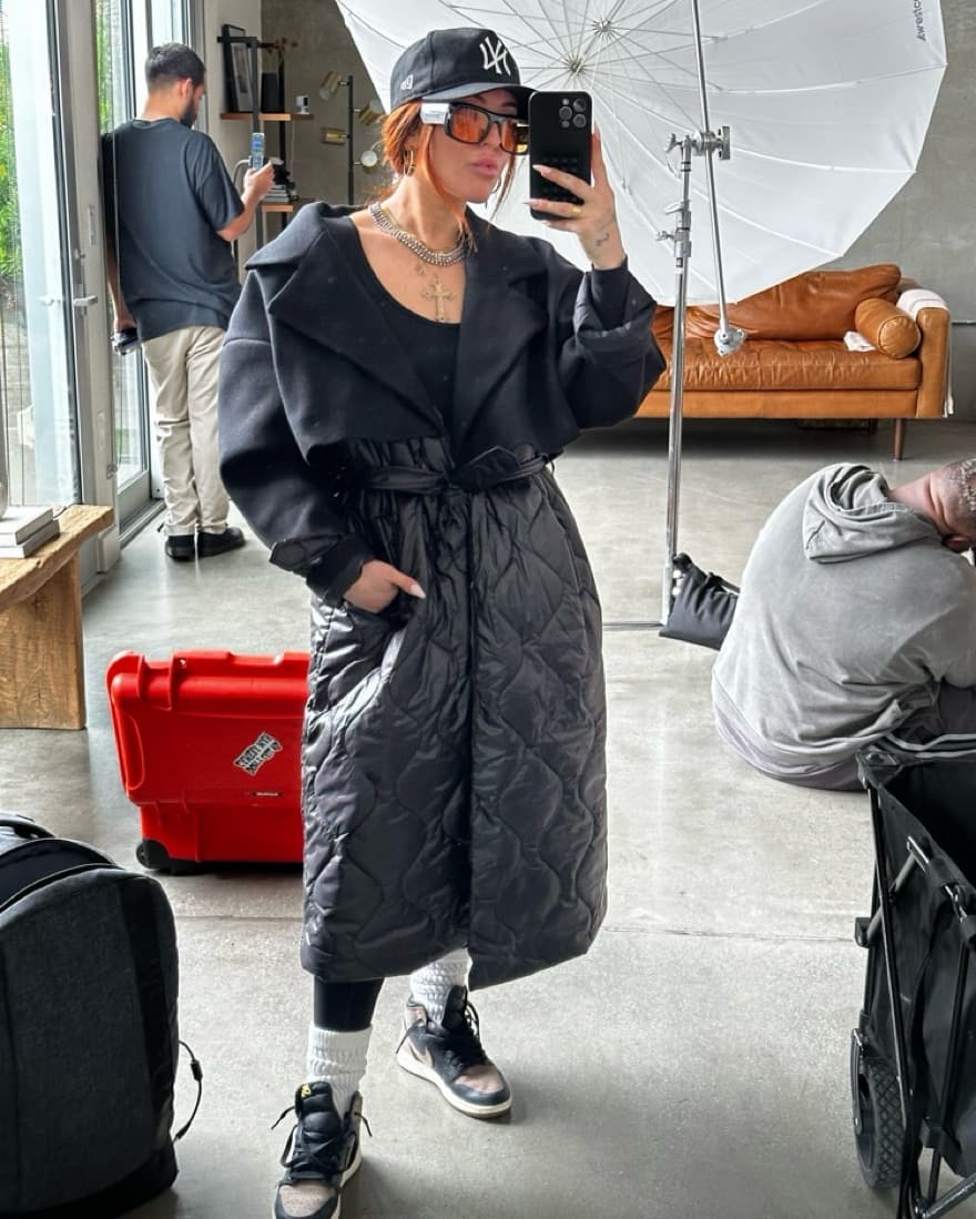 Black Trench Coat  - Image 1