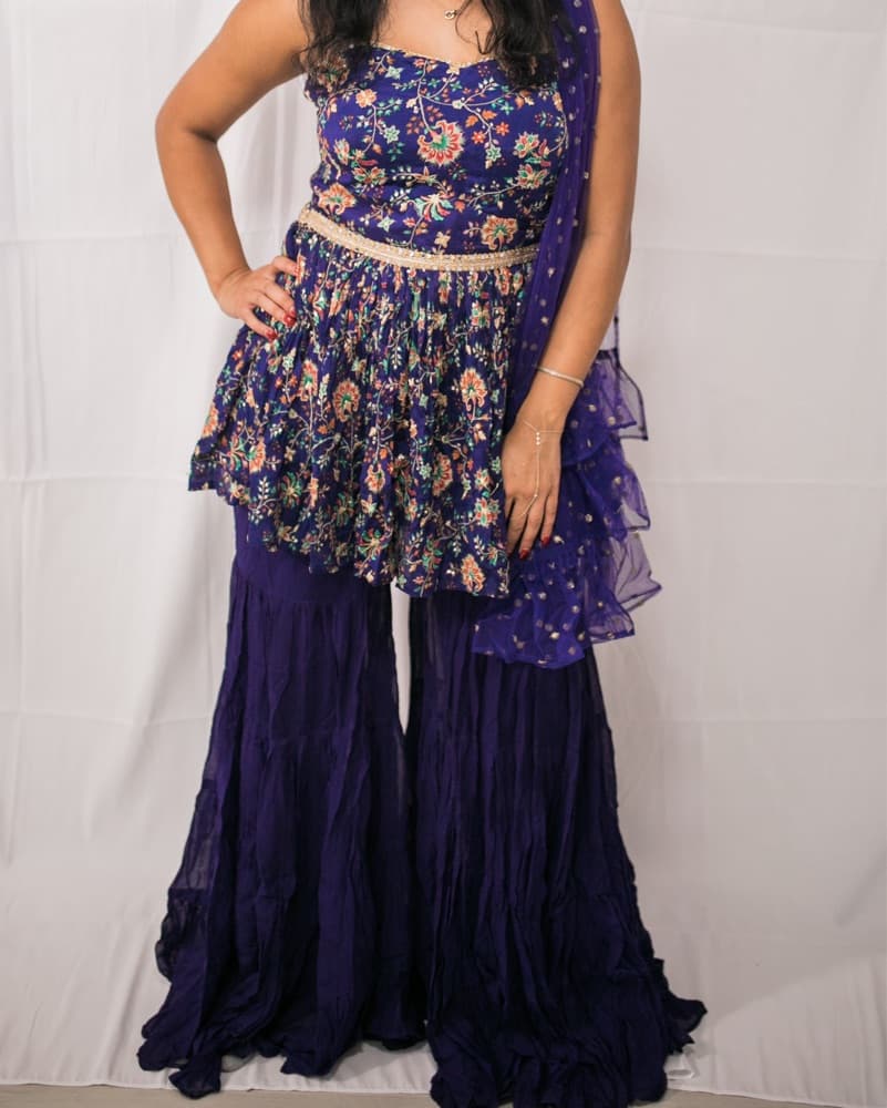 Purple Indian Outfit  - Image 1