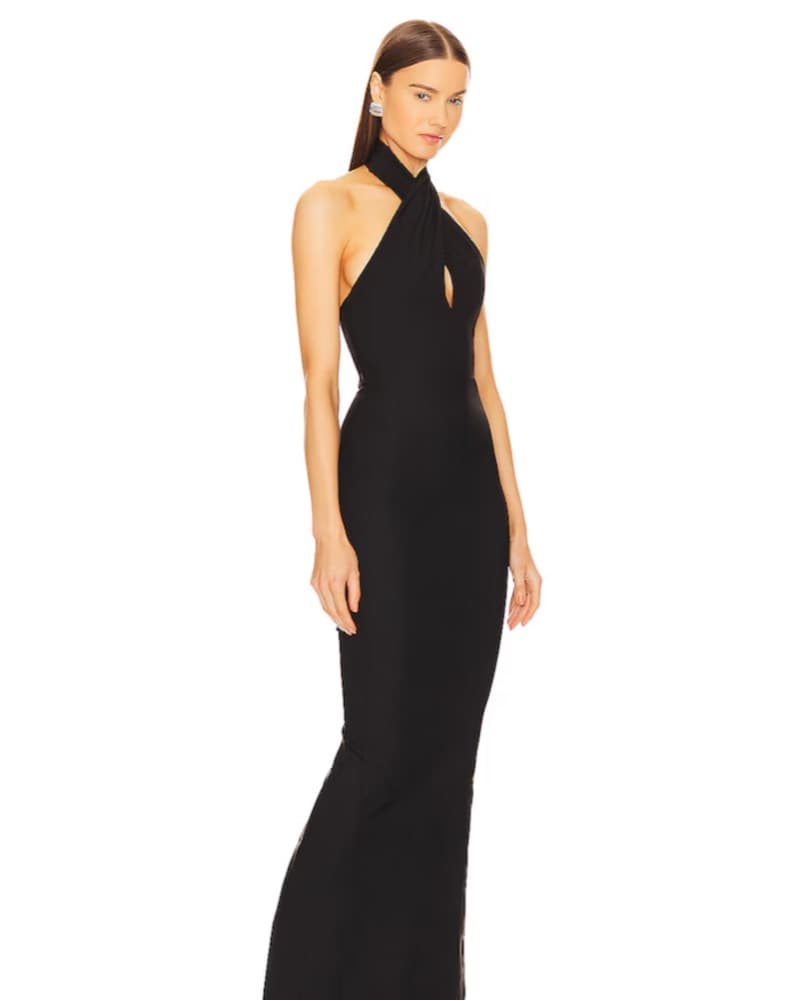 Revolve x Michael Costello Black Dress - Image 2