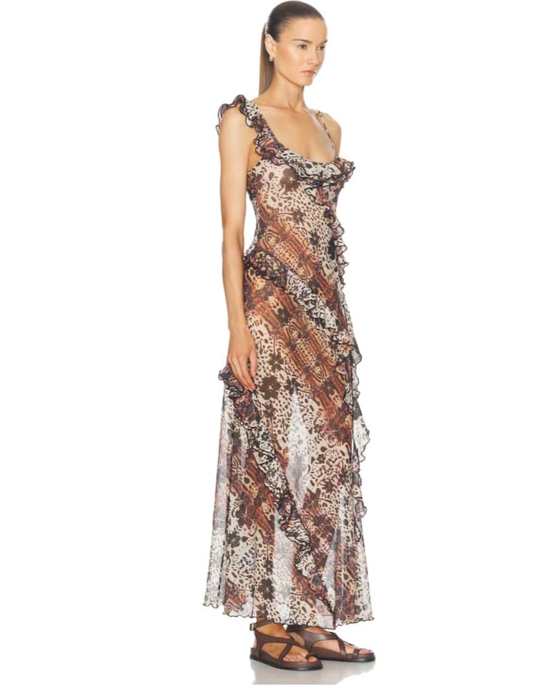 Seidres For FWRD Dress With Neck Scarf! - Image 2