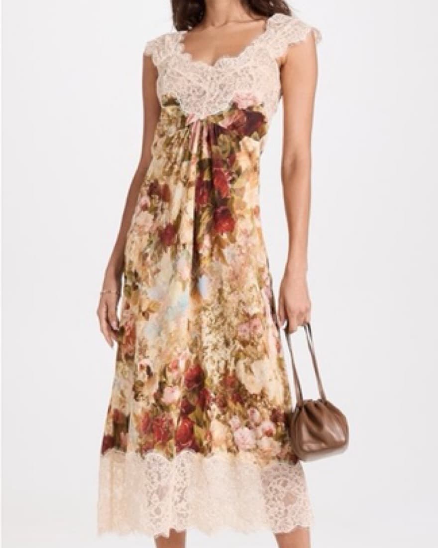 Zimmermann Luminosity Lace Slip Dress - Image 1