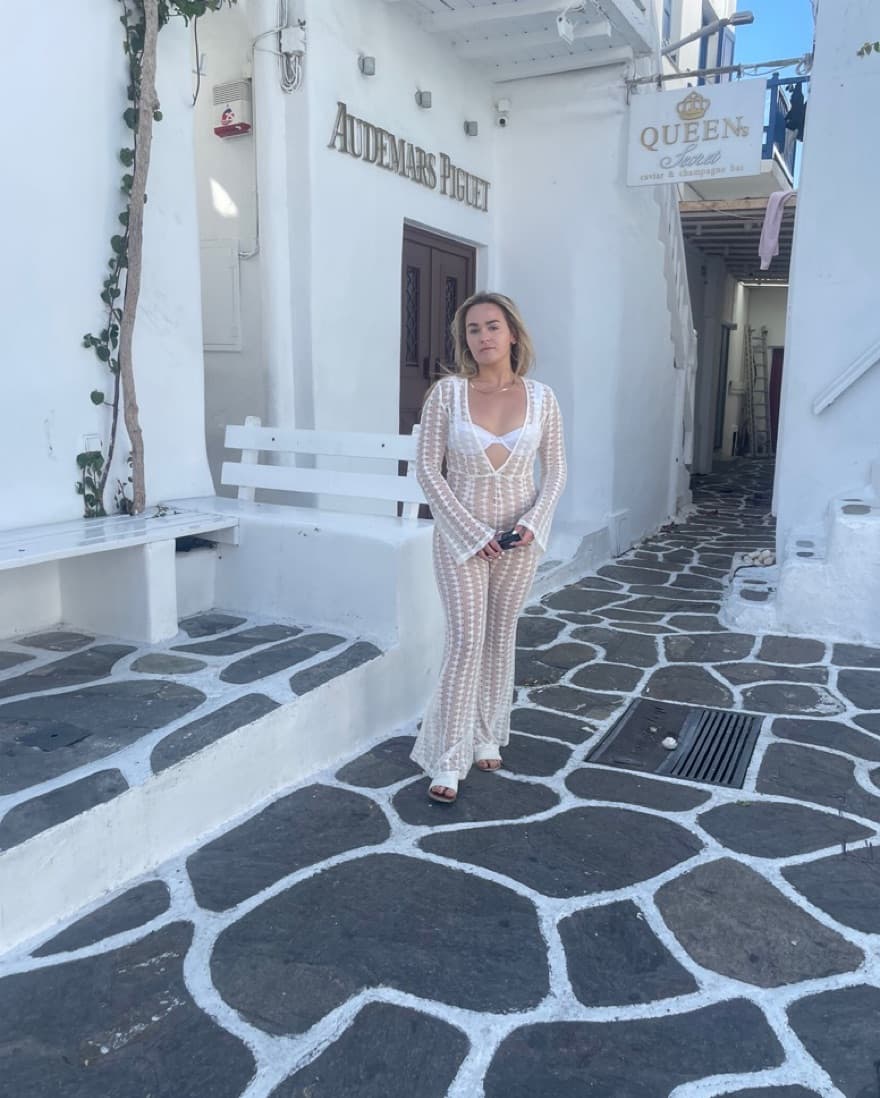 Sheer Jumpsuit Cover-up - Image 4