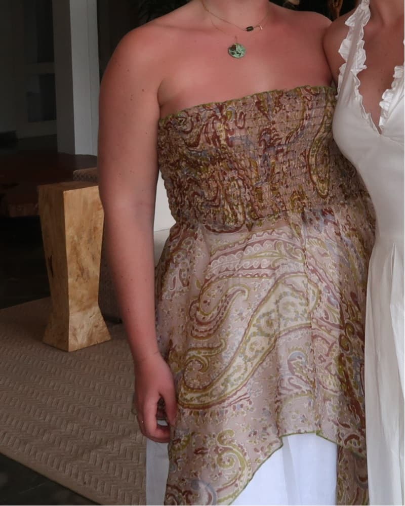 Mesh Strapless Top - Image 3