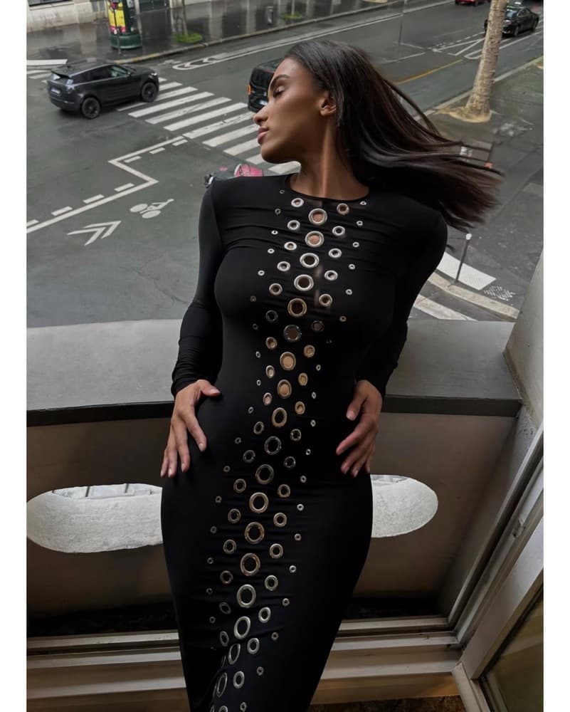 Rabanne Dress | Long Sleeve Dress, Studio 54, Fall Dress, Winter Dress - Image 5