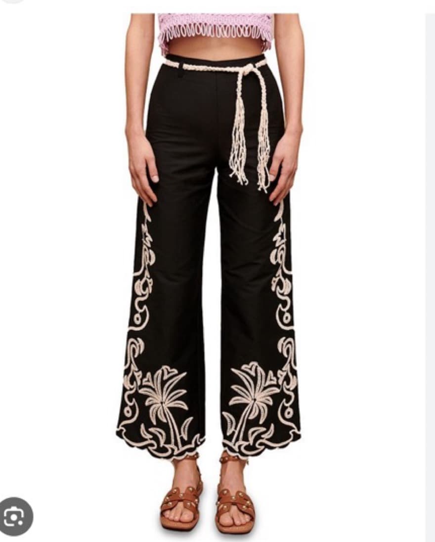 Maje Palm Tree Pants - Image 4