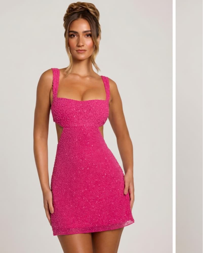 Sequin Mini Dress - Image 1