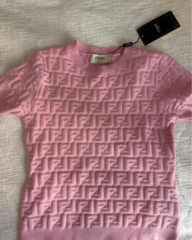 Fendi Pink Tshirt - Image 1
