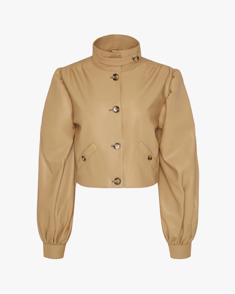 Weworewhat Mock Neck Balloon Sleeve Jack - Image 3