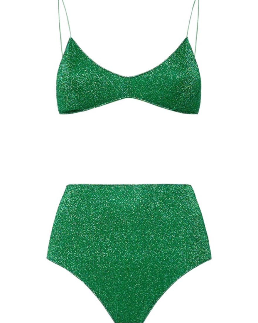 Oseree Green Bikini and Cover Up - Image 2