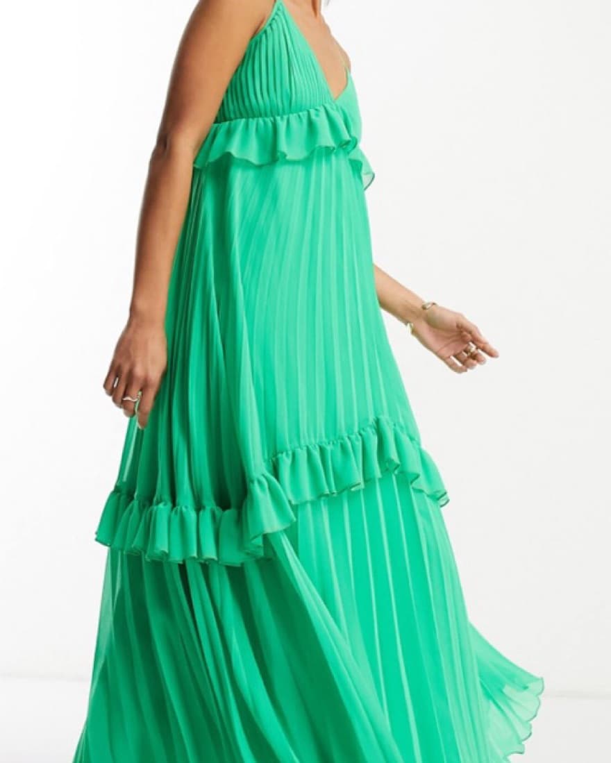 ASOS Design Green Midi Dress - Image 3