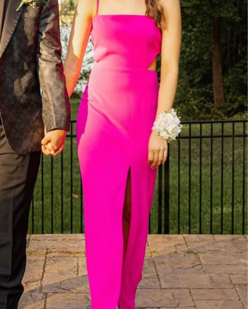 Xscape Cutout Scuba Gown - Image 1
