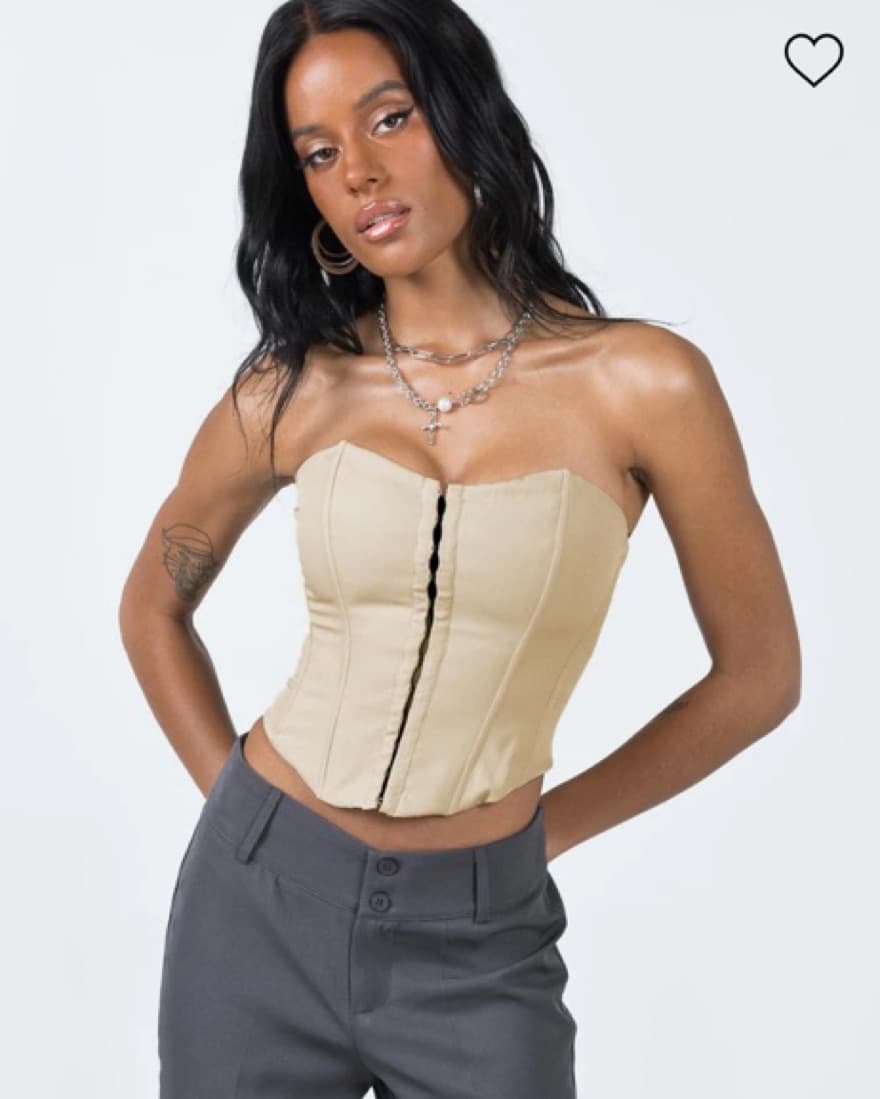 Princess Polly Corset Top - Image 1