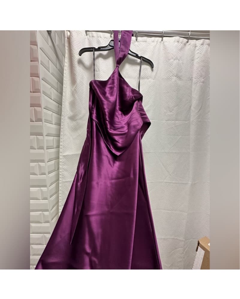 Retrofete Ester Dress In Eggplant - Image 2