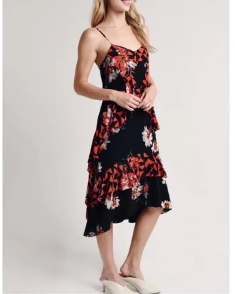 Joie Midi Floral Dress - Image 2