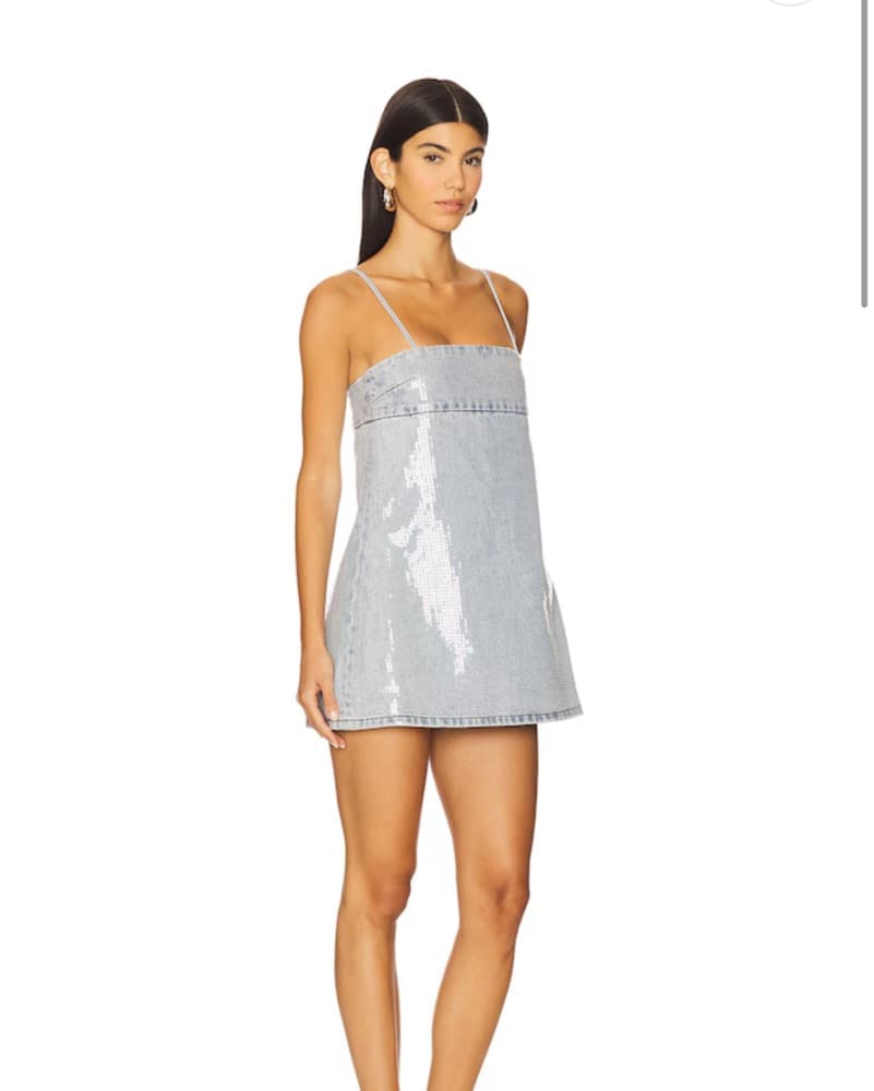 Nadiya Denim Dress in Coastline - Image 2