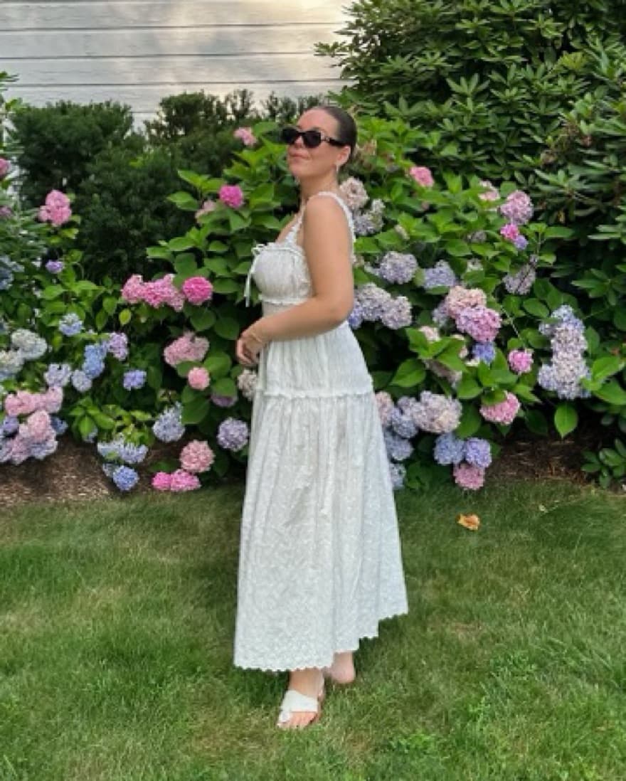 Gap x Doen Eyelet Midi Dress - Image 4