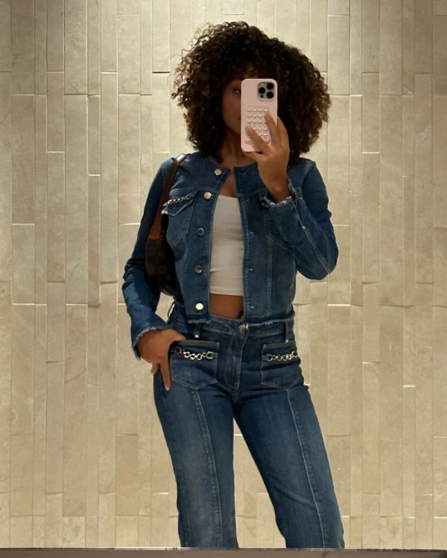 GUESS 2 PIECE DENIM SET - Image 1