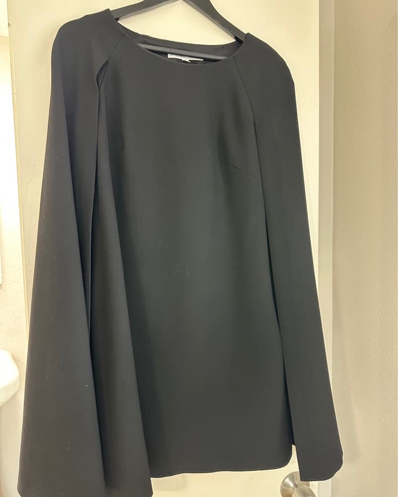 Elegant Trina Turk Cape Dress - Image 2