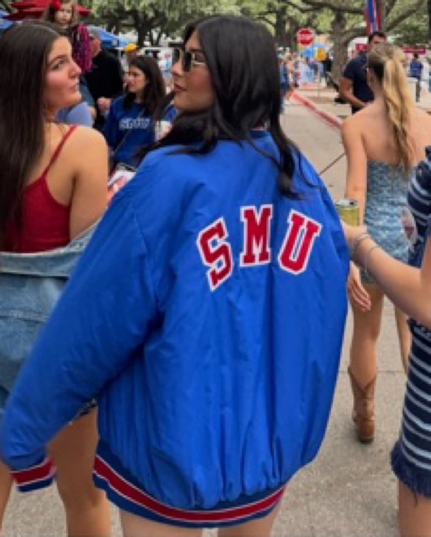 Vintage SMU Varsity Jacket - Image 3