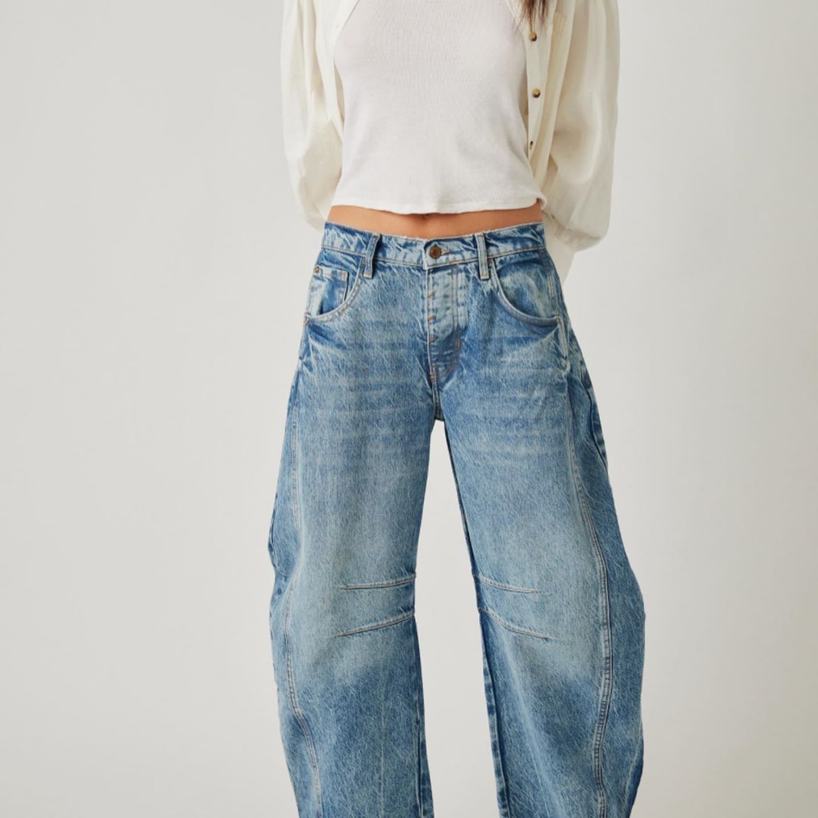 Free People We Are Free Barrel Pants  - Image 2