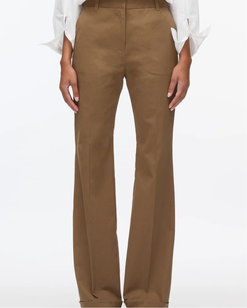 Chic Khaki Trousers - Image 1