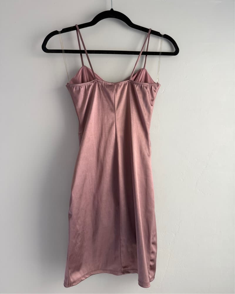 Chic Satin Slip Dress - Image 2