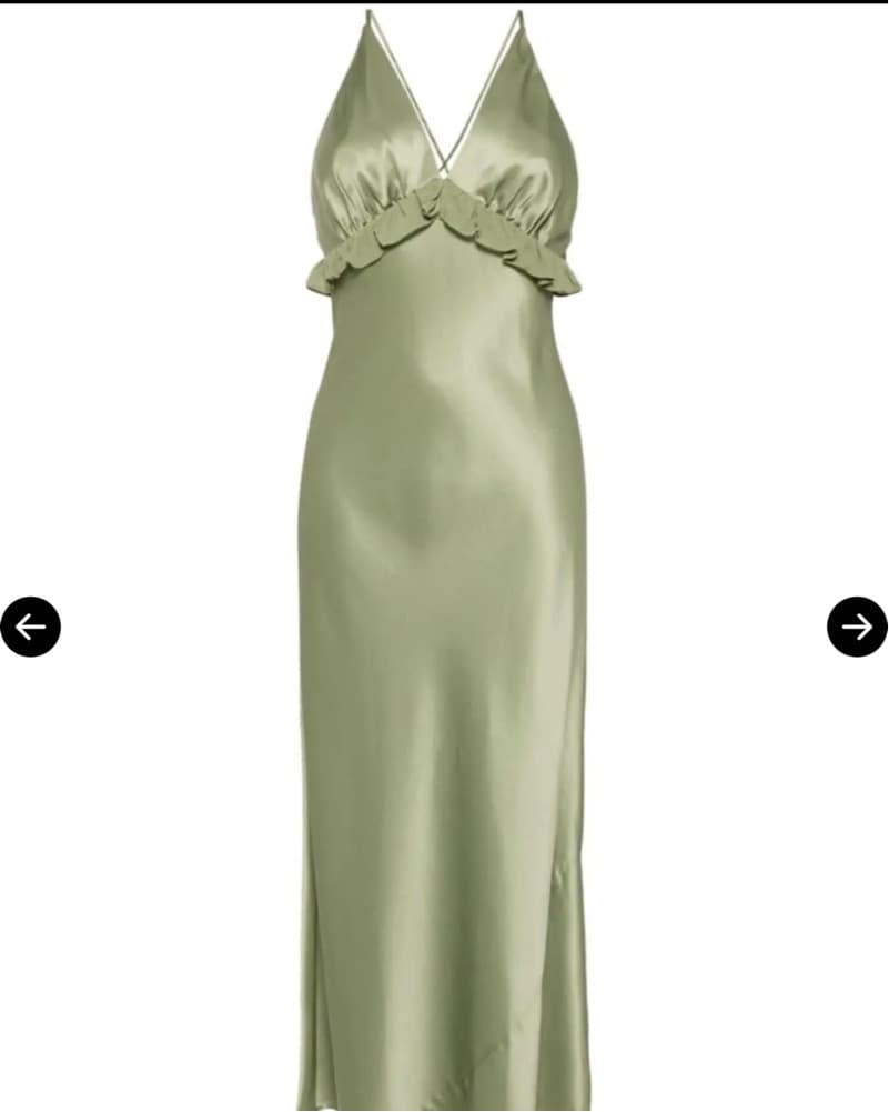 Reformation Madrigal Satin Dress - Image 2