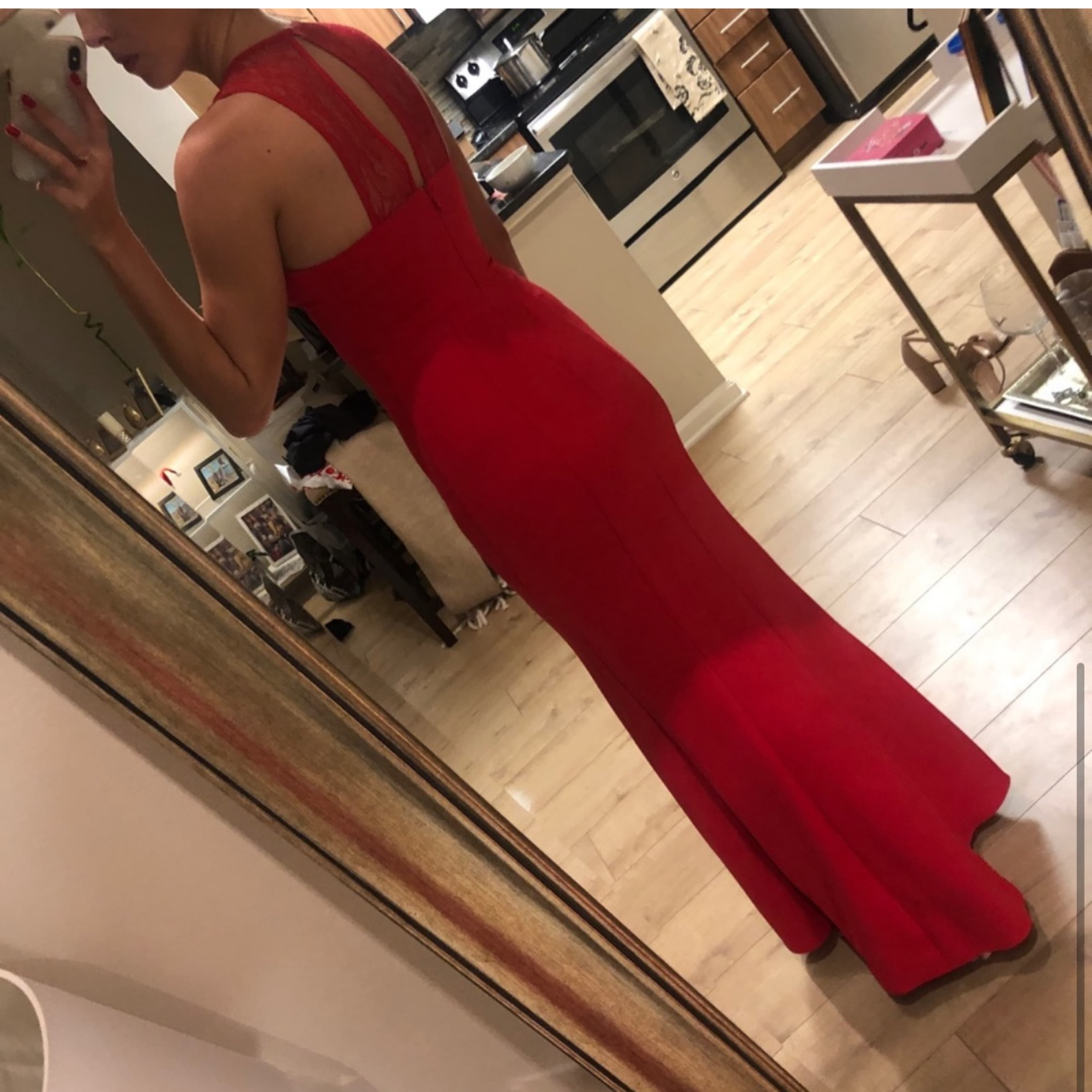 Bcbg Red Formal Dress - Image 3
