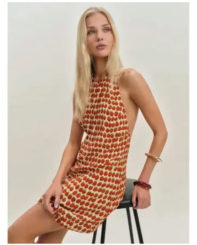 Reformation Avielle Tomato Dress - Image 6