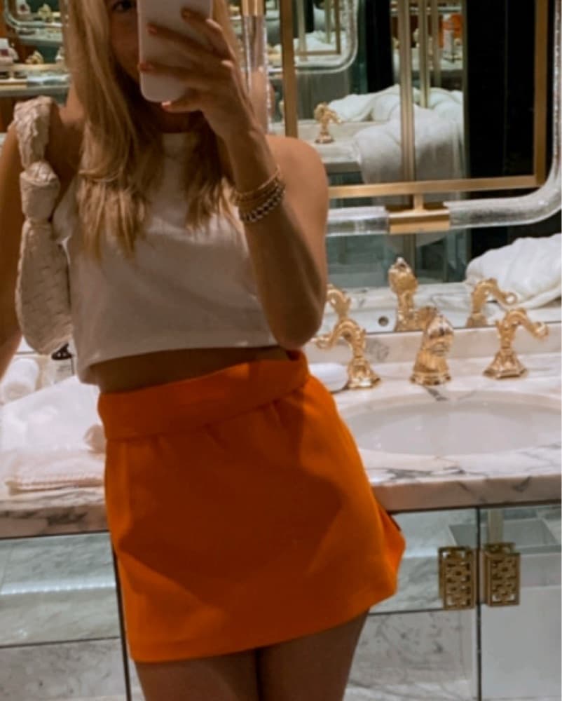 Orange Zara Skirt - Image 2