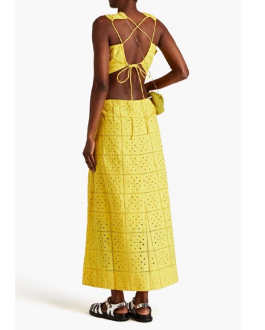 Ganni Yellow Dress - Image 2