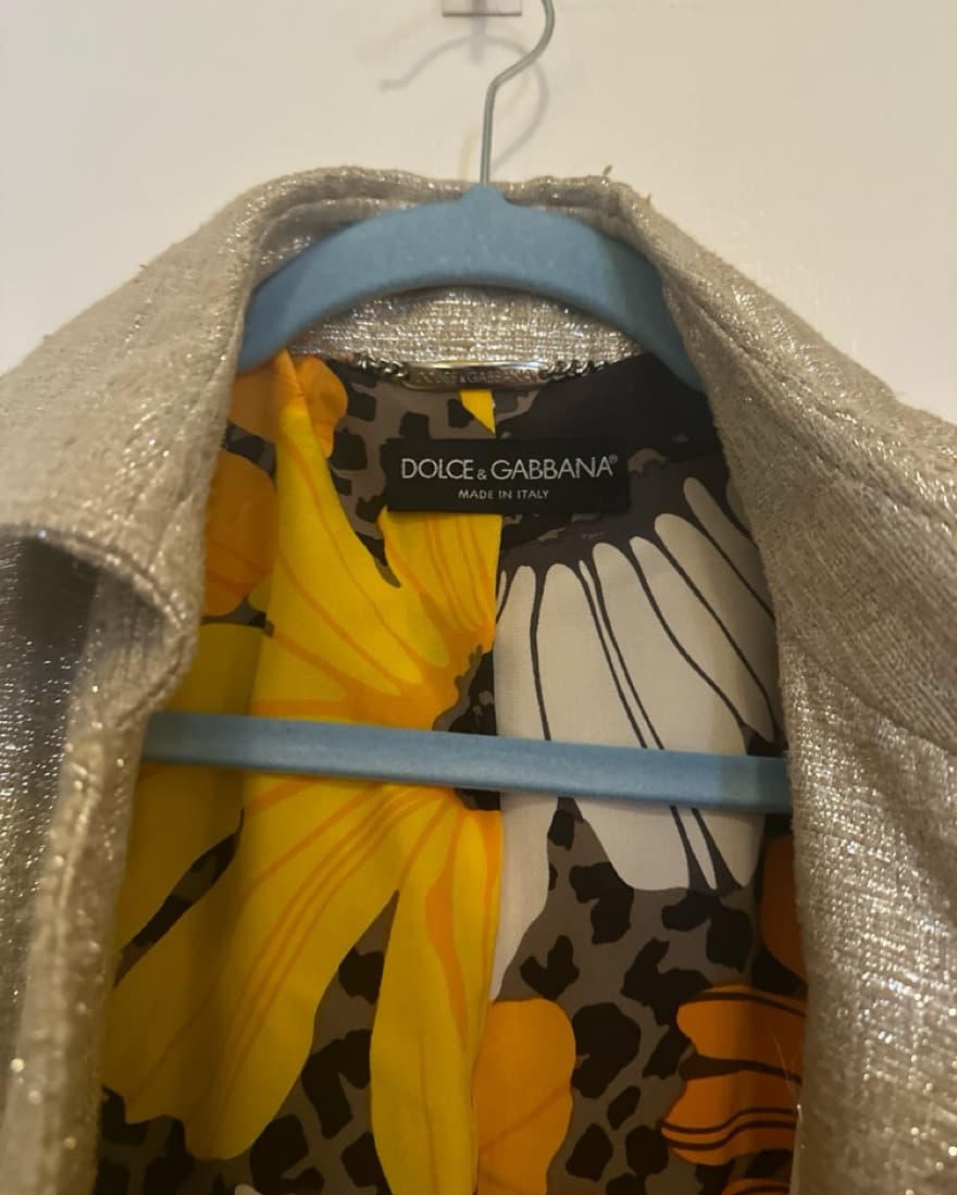 Dolce + Gabbana metallic jacket  - Image 2