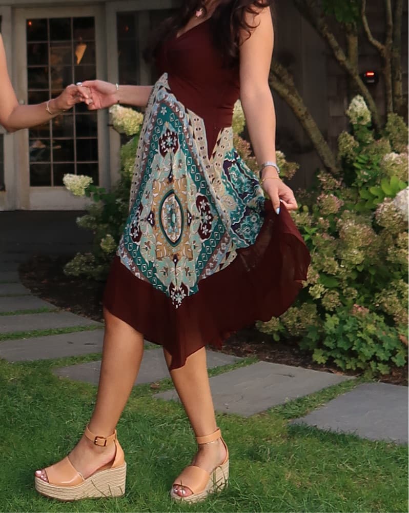 vintage sangria dress - Image 2