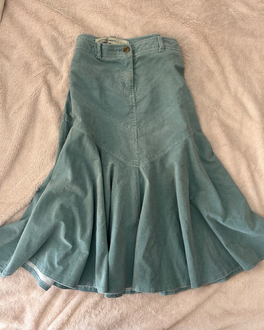 Teal Midi Skirt - Image 1