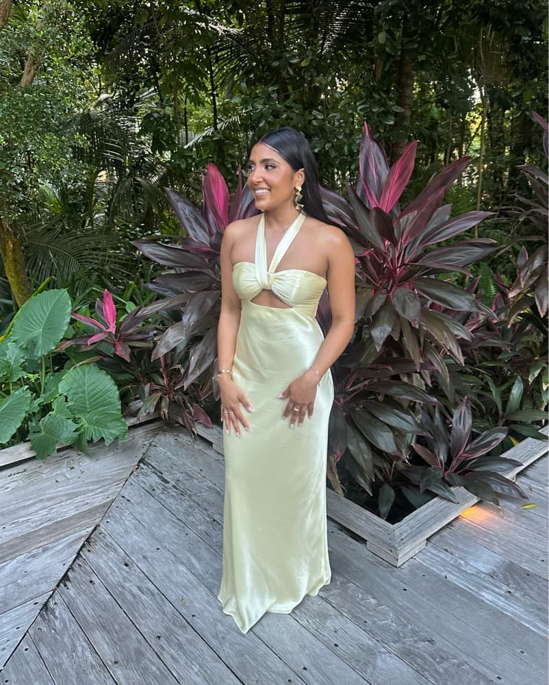 Shona joy Lemon Maxi Dress  - Image 2