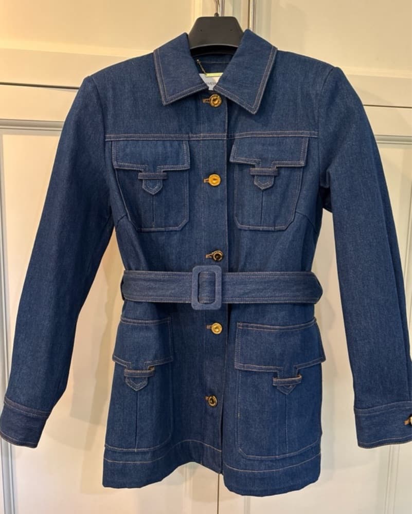 Zimmermann Illuminate Denim  Jacket - Image 3