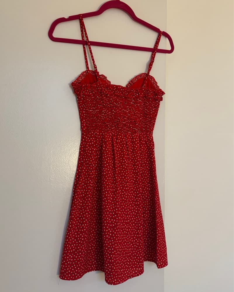 Red Mini Sundress  - Image 3