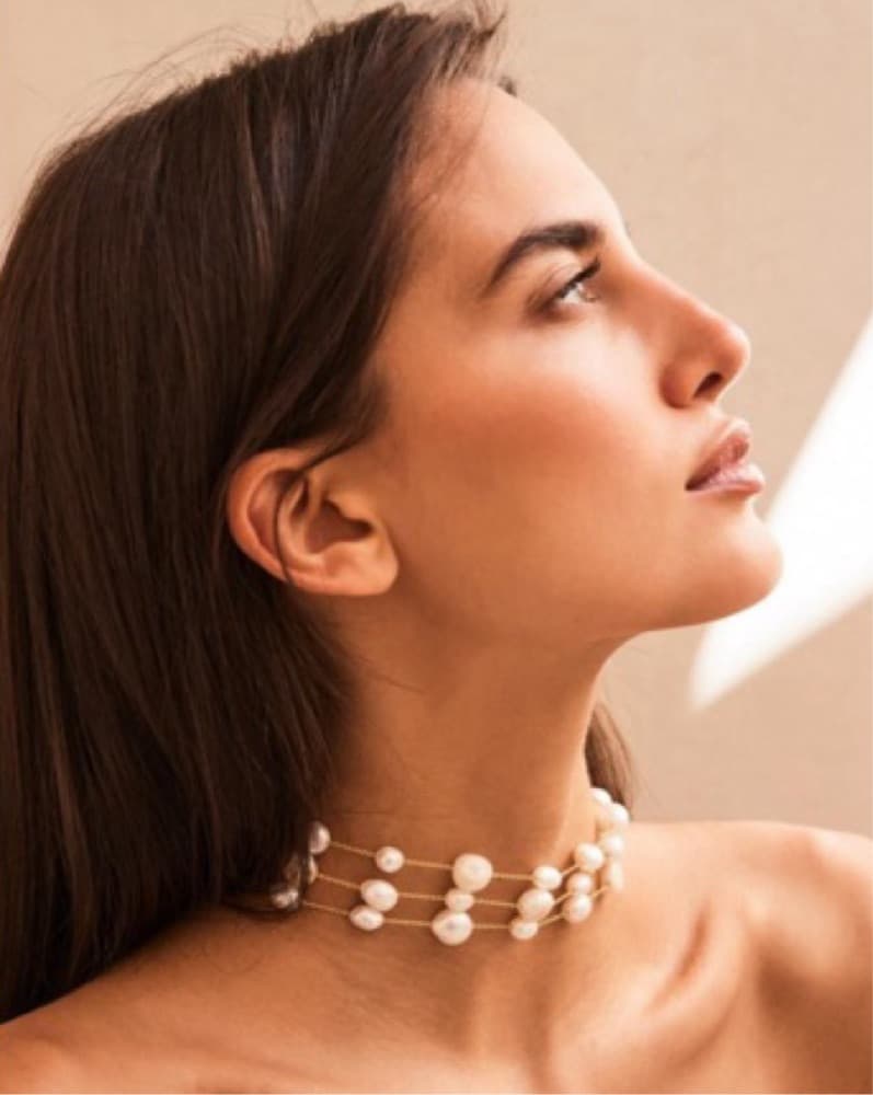Cult Gaia Pearl Choker - Image 3