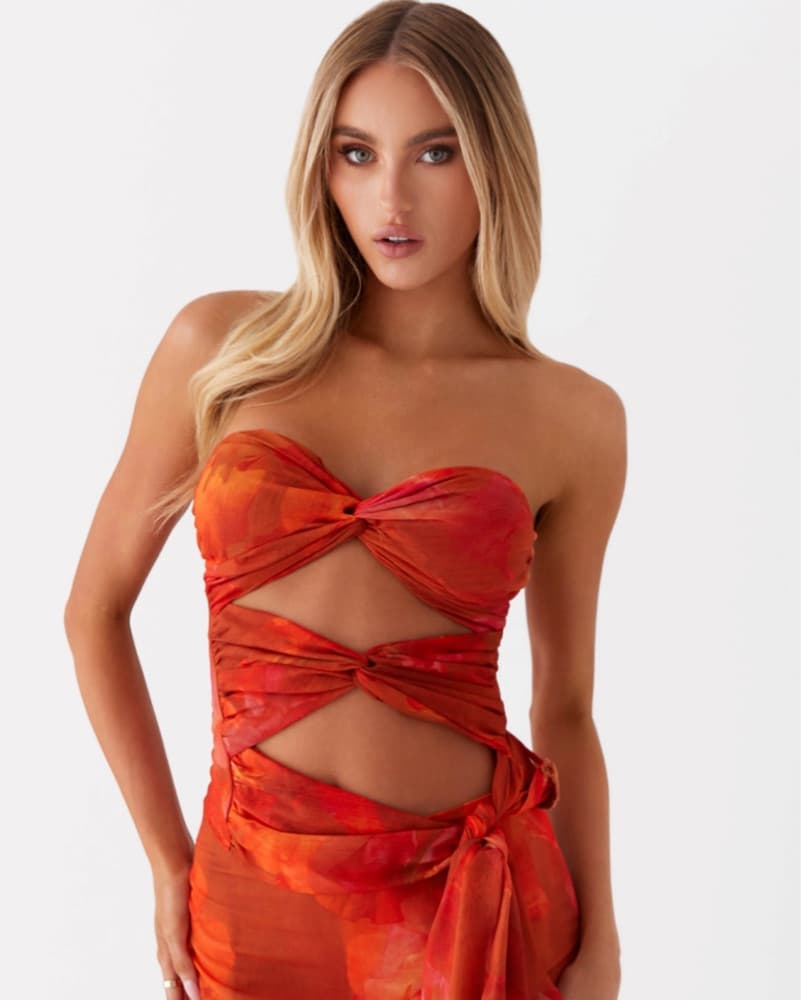 Peppermayo Tropical Wrap Top - Image 4